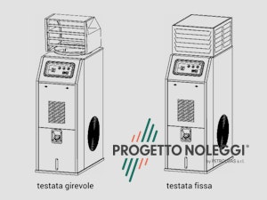 Testata per diffusione aria calda Master F 40-75 Testata per diffusione aria calda Master F 40-75