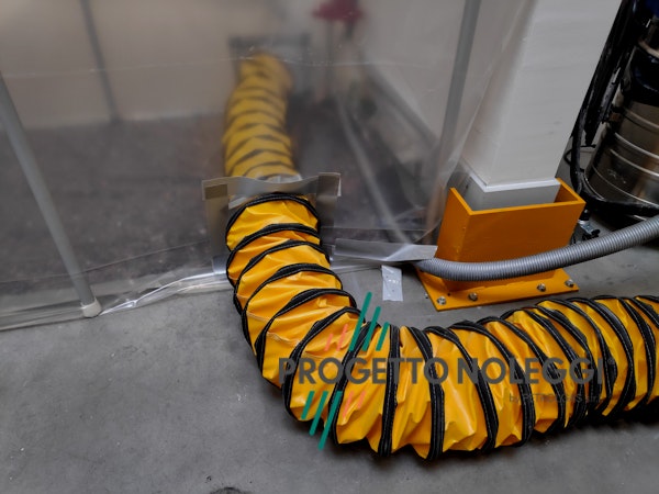 Estrattore d'aria con Parete Anti Polvere Estrattore d'aria con Parete Anti Polvere