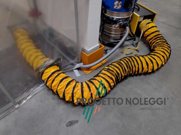 Estrattore d'aria con Parete Anti Polvere Estrattore d'aria con Parete Anti Polvere