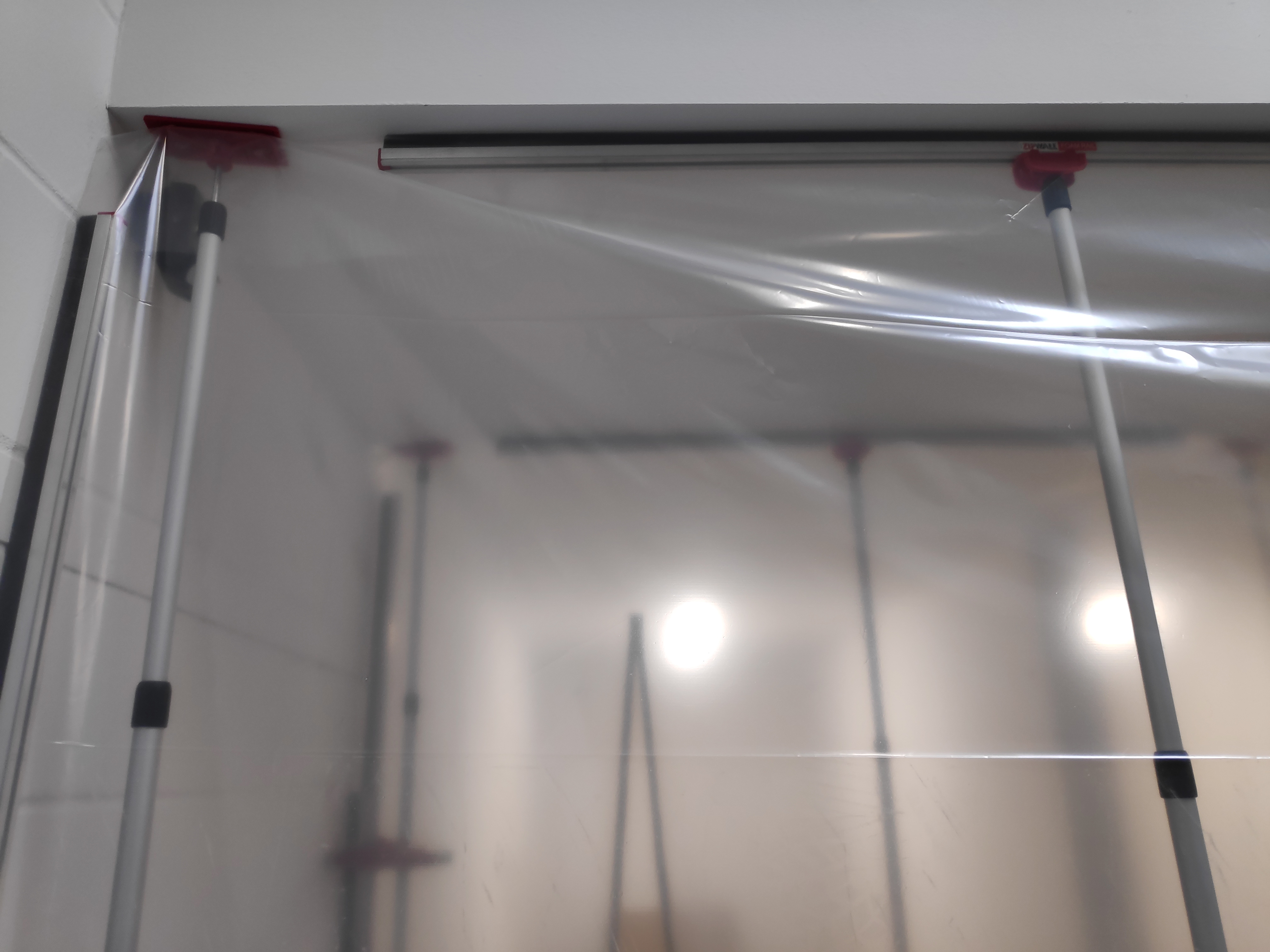 Parete Amovibile Anti Polvere