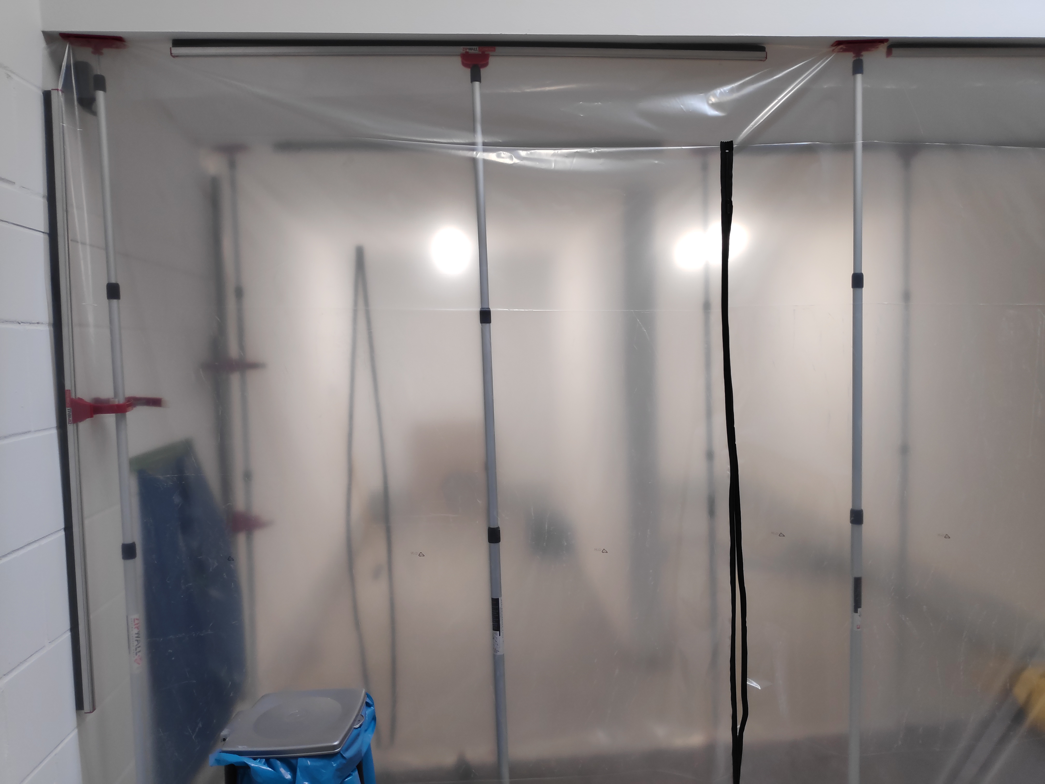 Parete Amovibile Anti Polvere