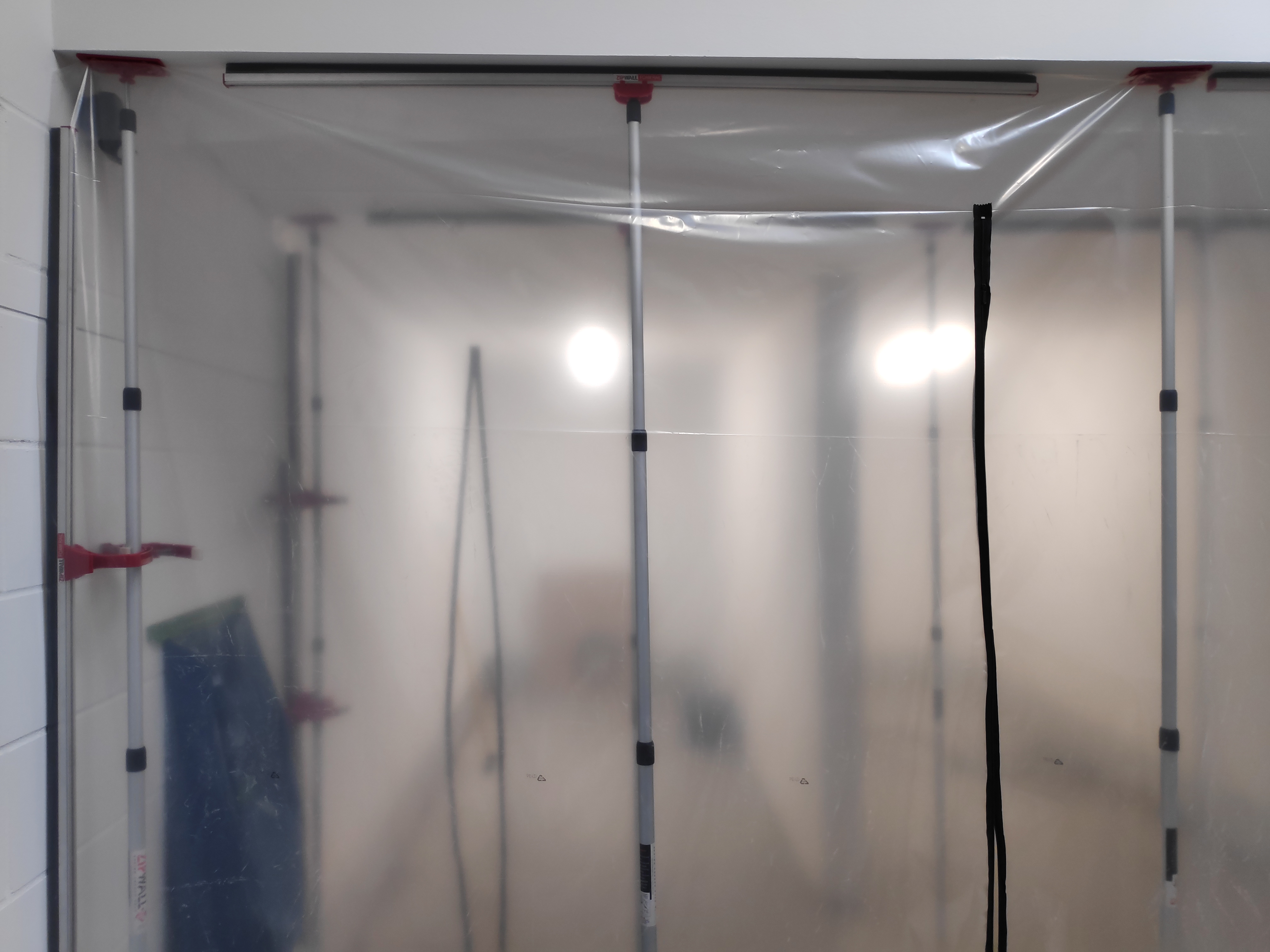 Parete Amovibile Anti Polvere