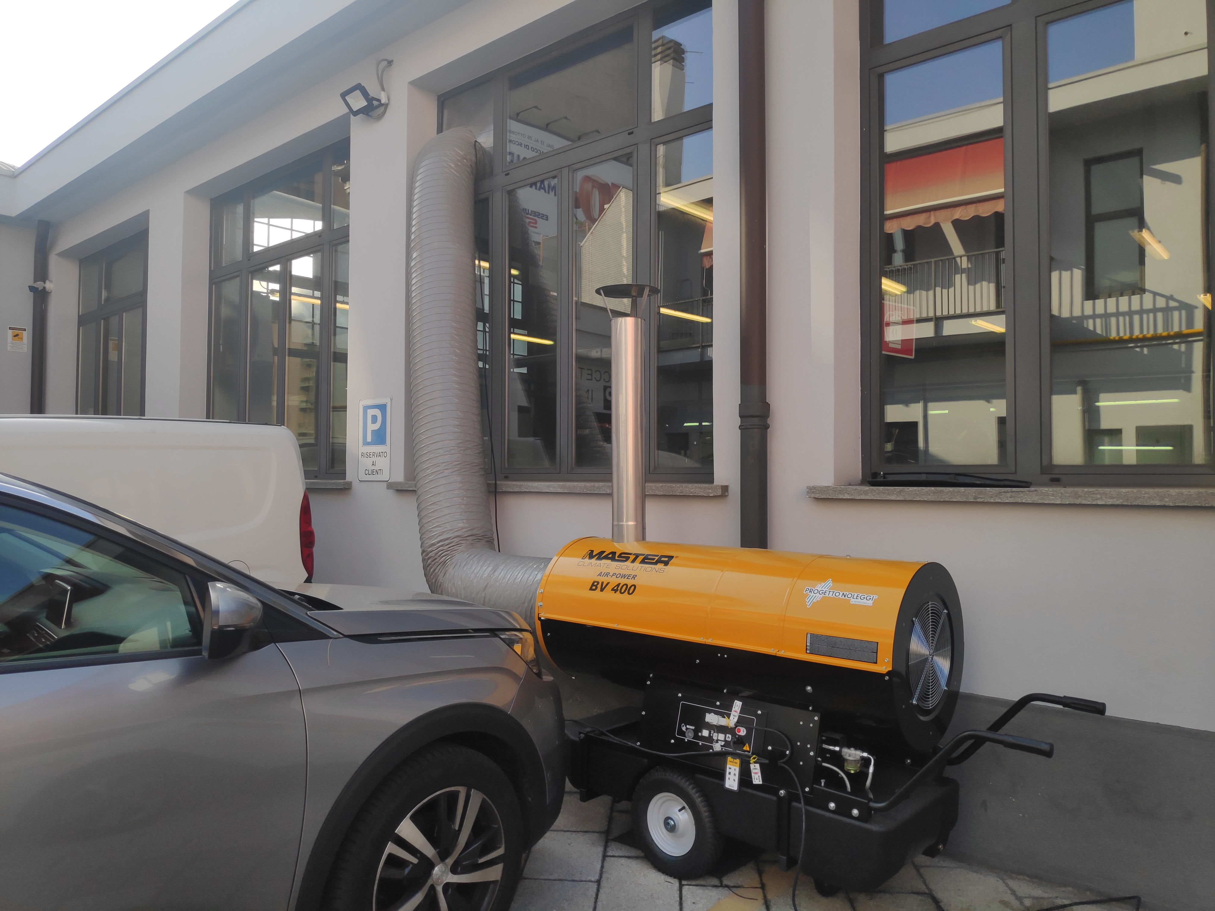 Master BV 400 - Con canalizzazione aria calda