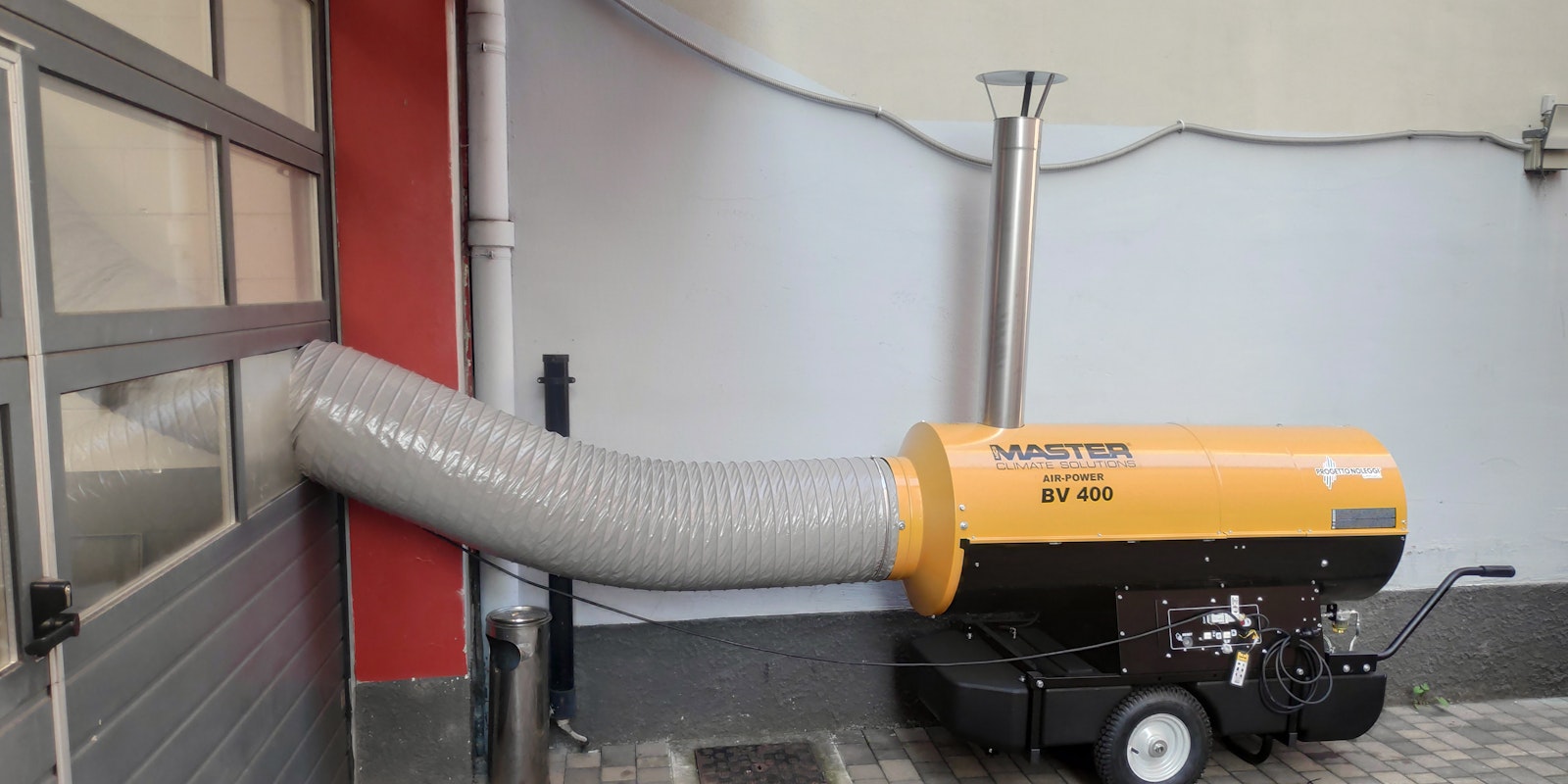 Generatore d'aria calda indiretto bv400 a gasolio