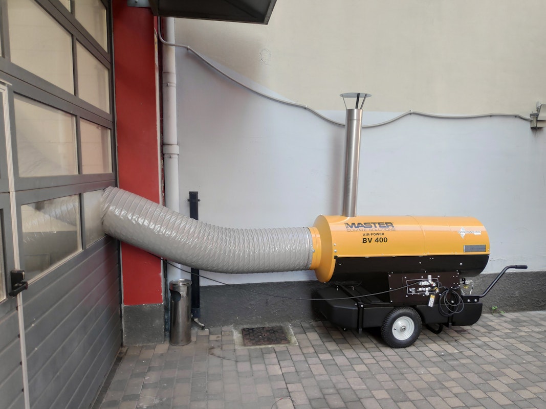 Generatore d'aria calda indiretto bv400 a gasolio