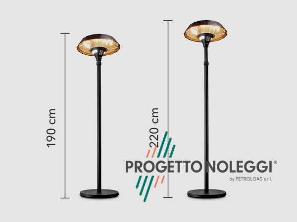 Altezza Riscaldatore a fungo elettrico