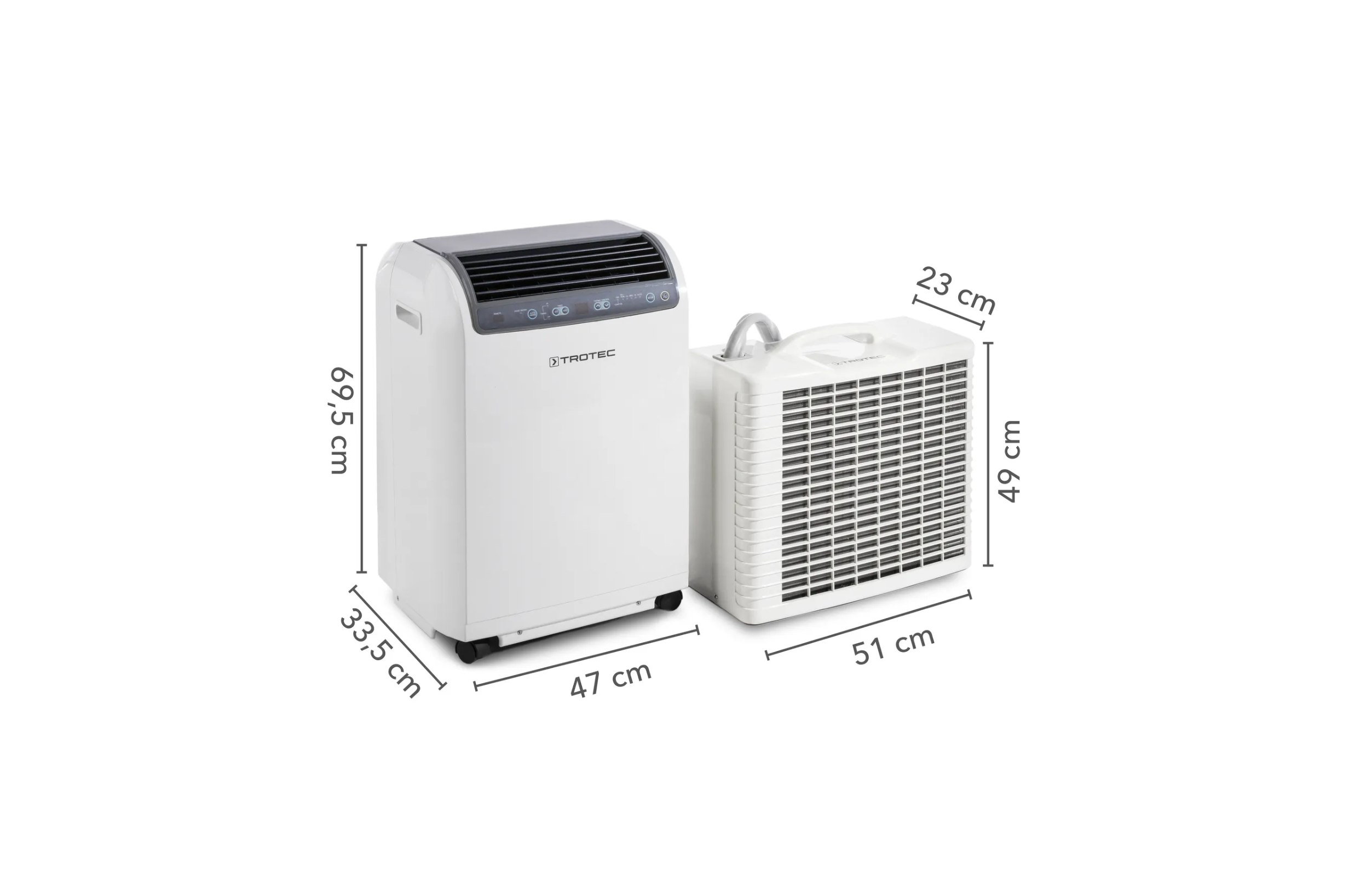 Dimensioni Climatizzatore PAC 4600 Trotec