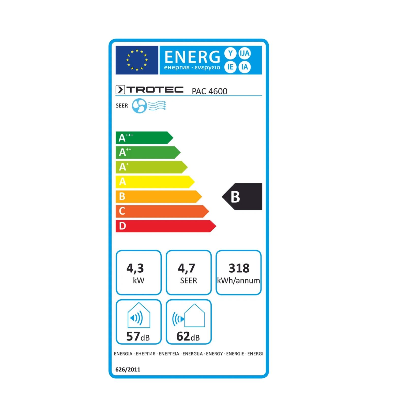 Climatizzatore PAC 4600 Trotec