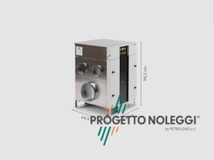 Dimensioni Deumidificatore TTR 1400 Dimensioni Deumidificatore TTR 1400