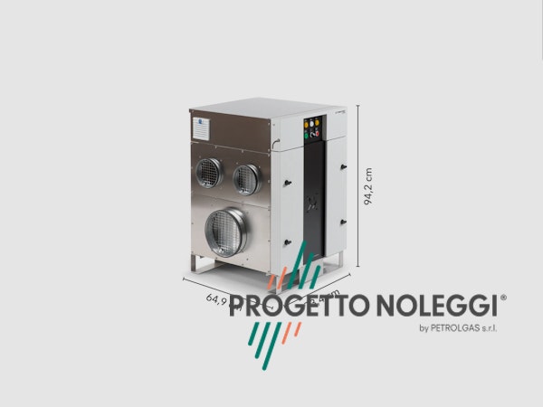 Dimensioni Deumidificatore TTR 1400 Dimensioni Deumidificatore TTR 1400