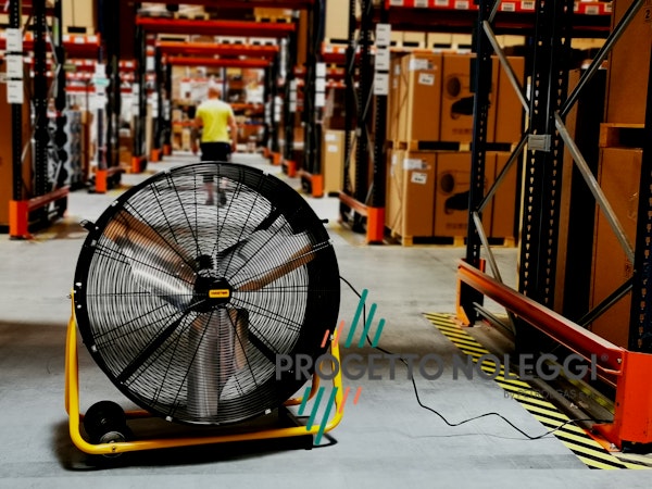 Ventilatore df 36 magazzino logistica Ventilatore df 36 magazzino logistica