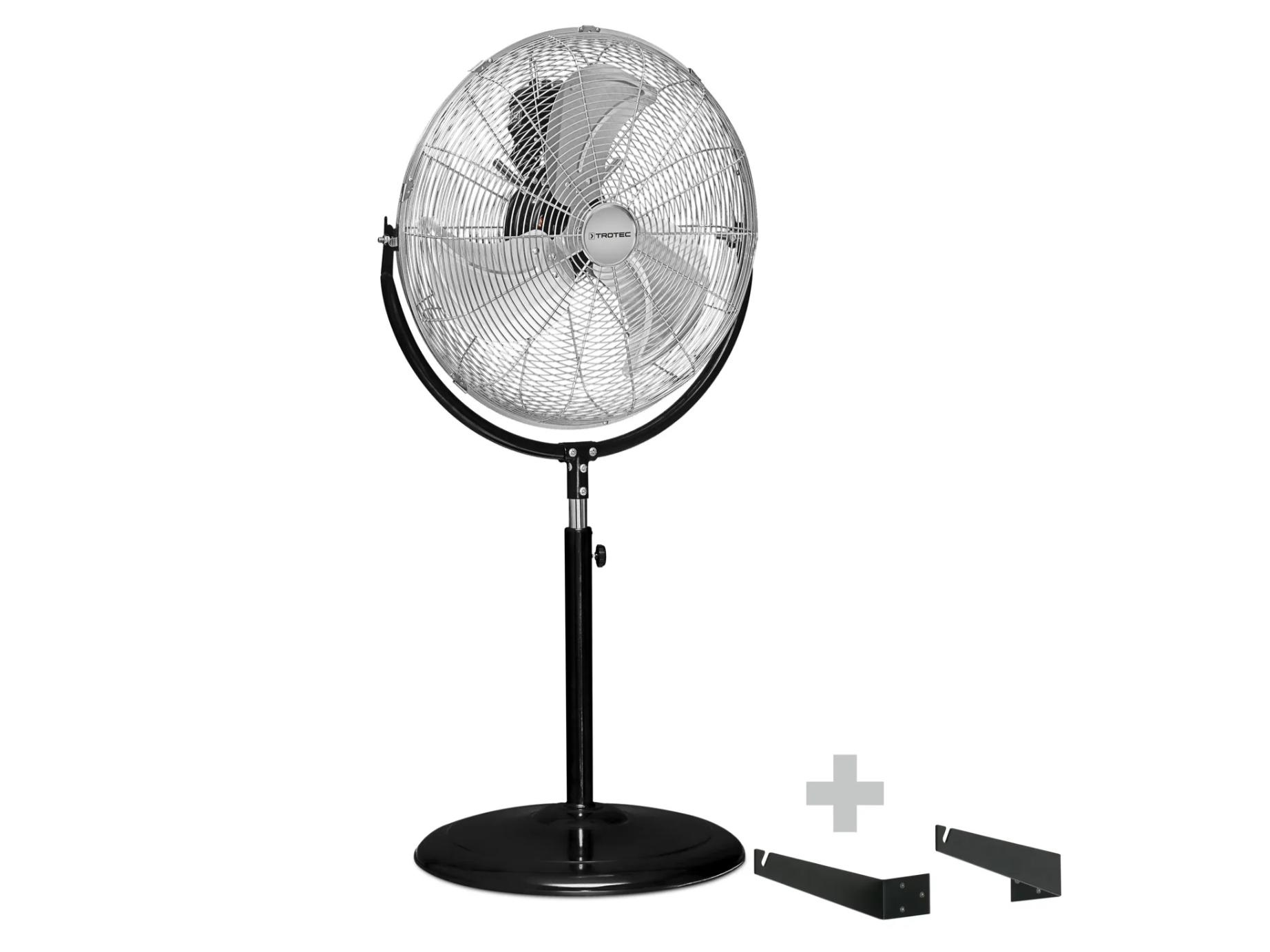 Trotec - Ventilatore a piantana TVM 18 S + Supporto da parete e soffitto