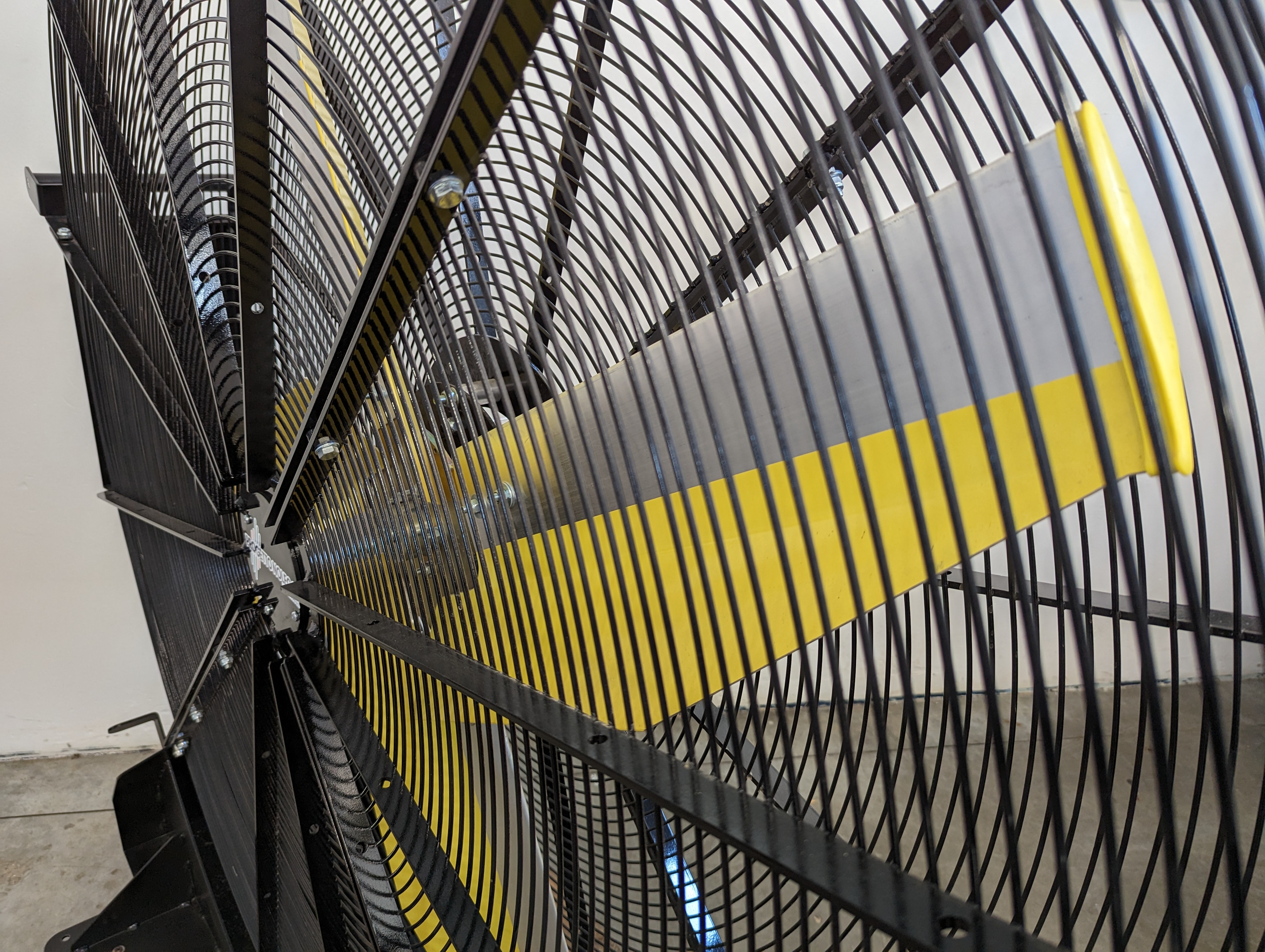 Giometria delle pale appositamente studiata per massimizzare il rendimento