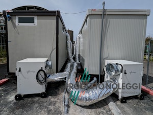 Installazione AC-24 Climatizzazione 4 container Installazione AC-24 Climatizzazione 4 container