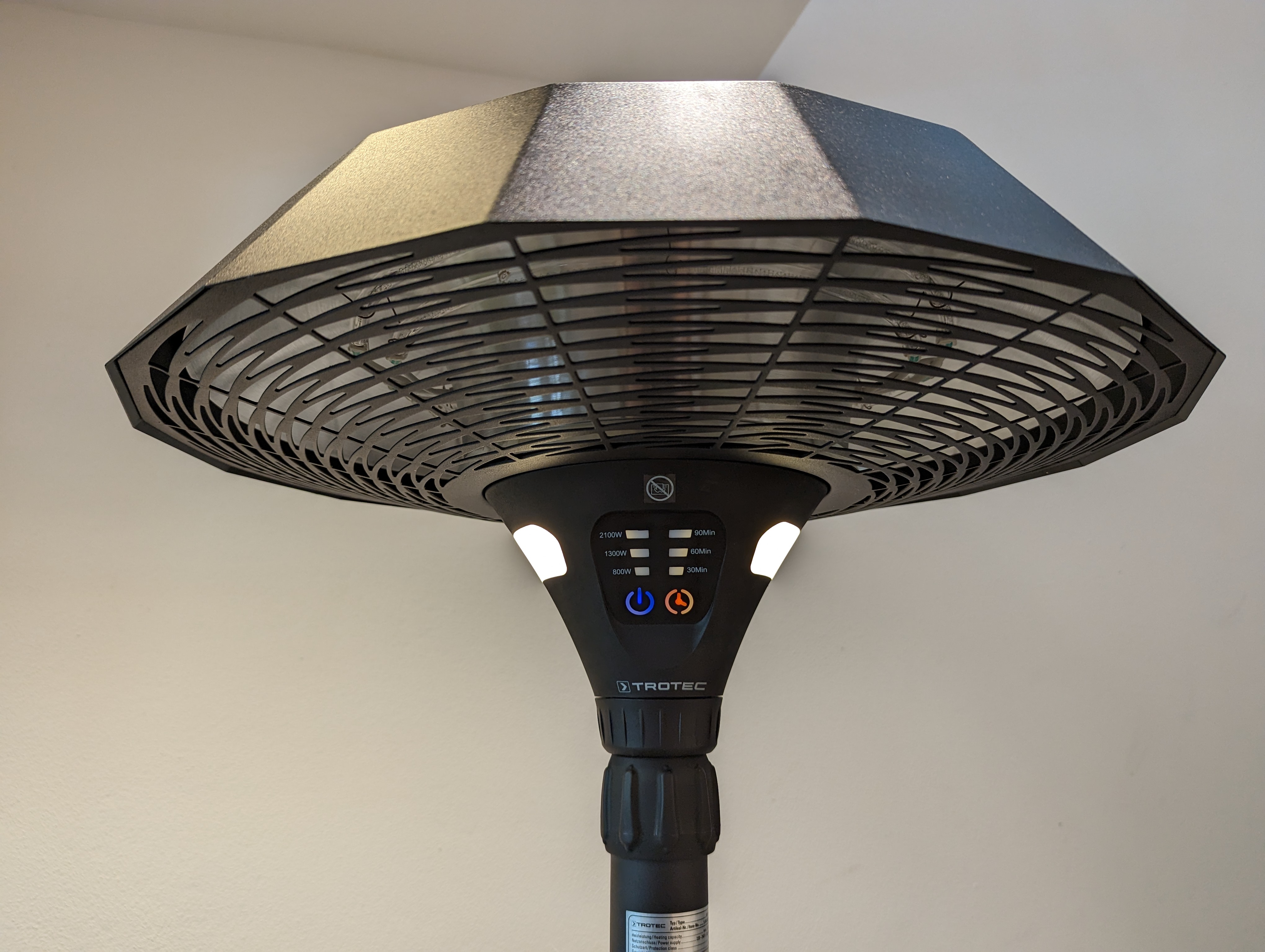 Fungo elettrico utilizzo sola luce