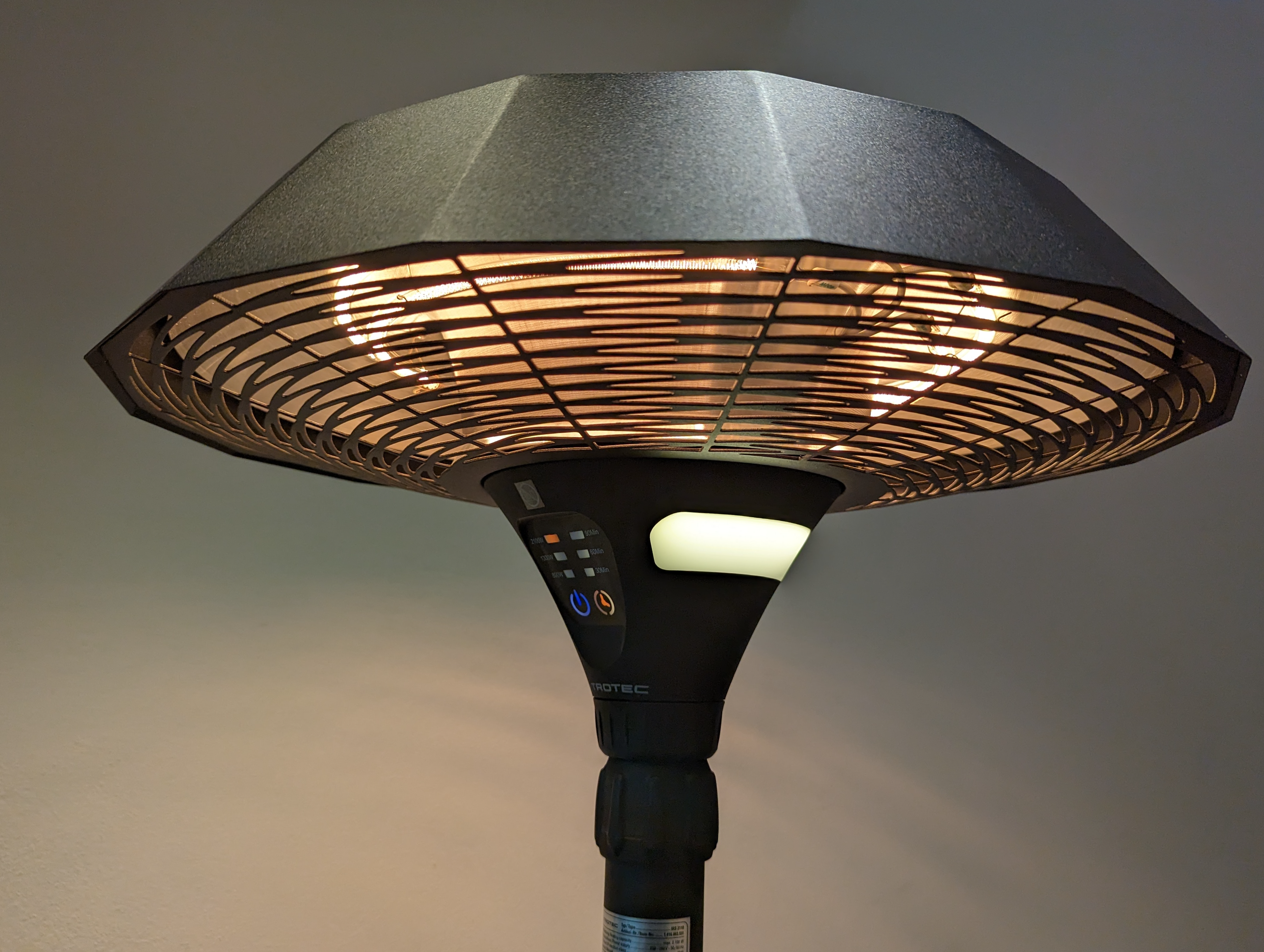 Fungo elettrico con luce