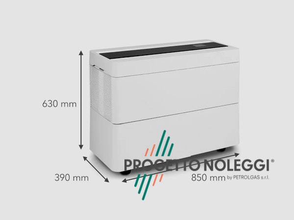 DIMENSIONI UMIDIFICATORE B 600 TROTEC DIMENSIONI UMIDIFICATORE B 600 TROTEC