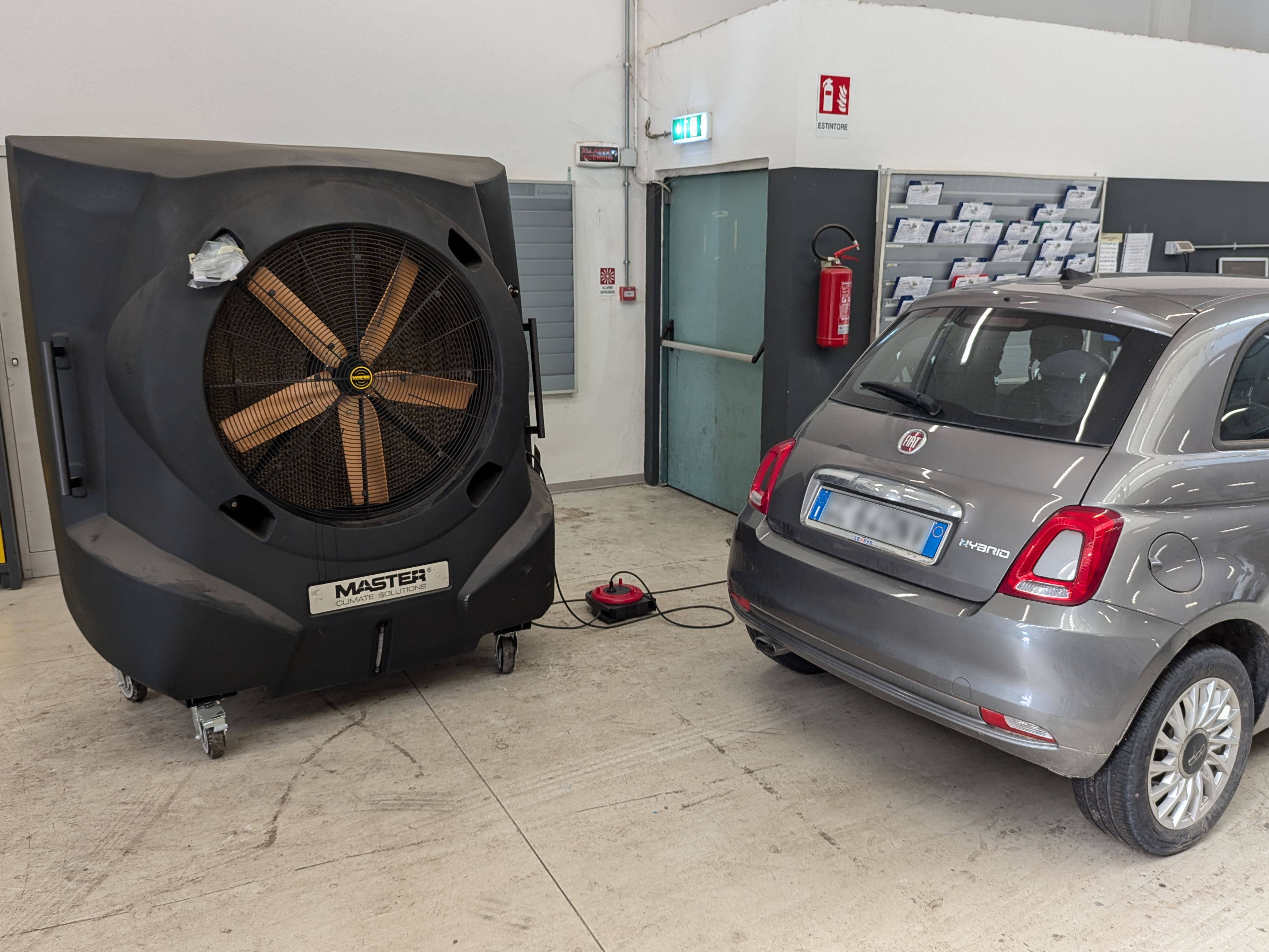 Master BC 341 - Installazione in Officina Auto