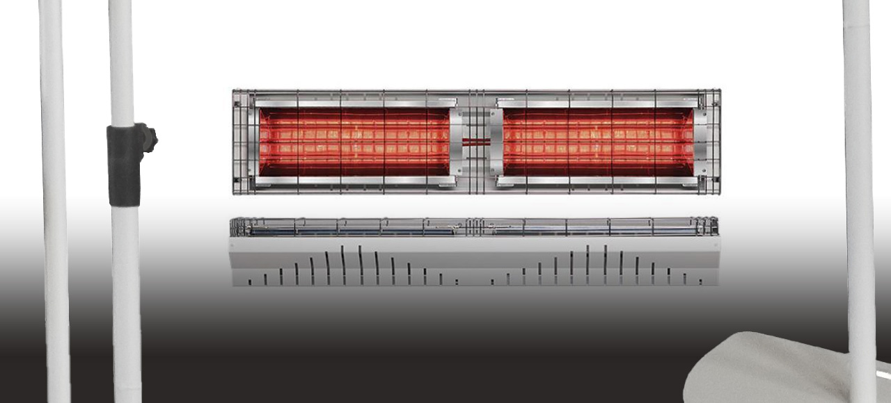 Riscaldatori speciali a raggi infrarossi GH: il made in Italy fatto per durare.