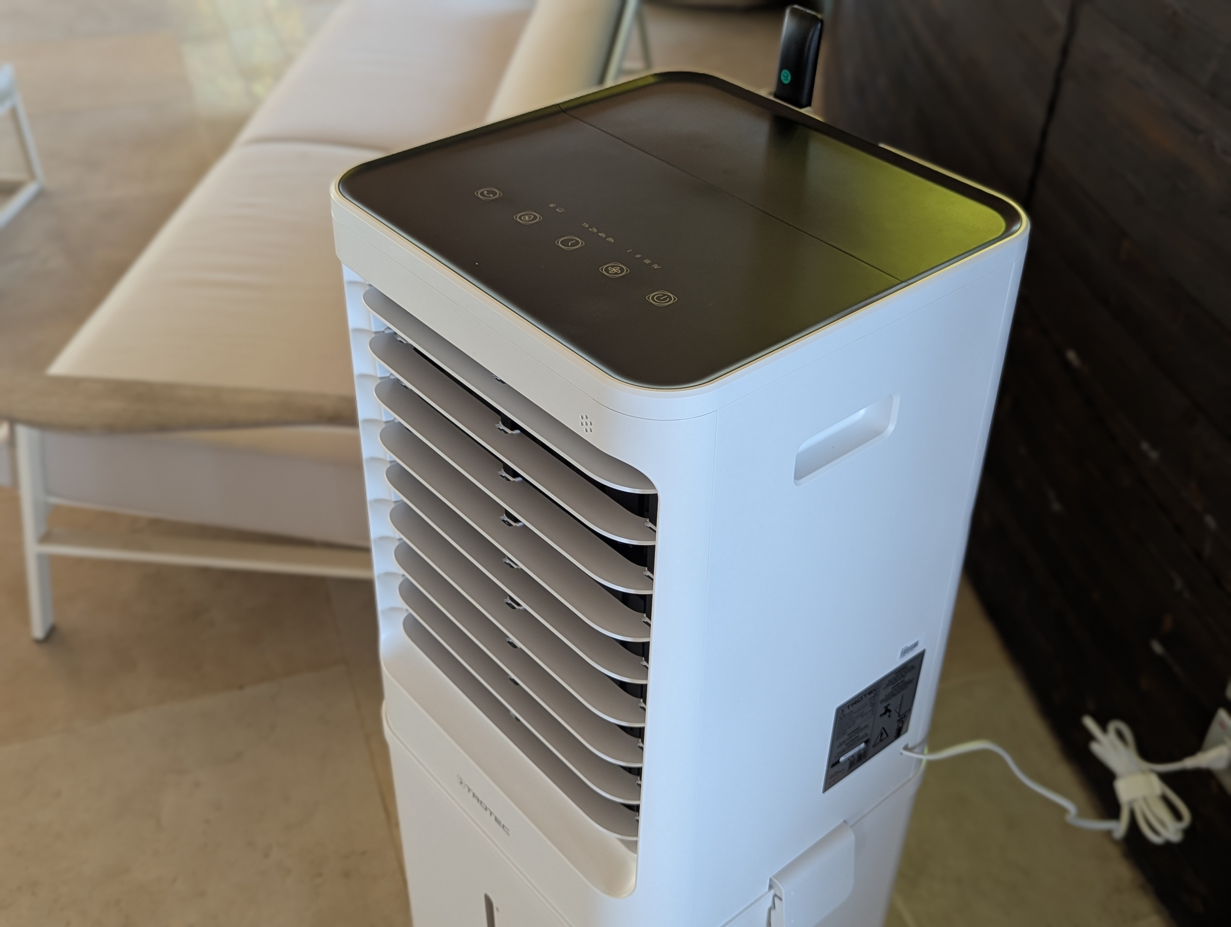 Diffusore alettato orientabile Comandi Trotec PAE 81