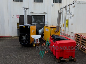 BV 470 e BV 471 installati per riscaldare unico ambiente Progetto Noleggi BV 470 e BV 471 installati per riscaldare unico ambiente Progetto Noleggi