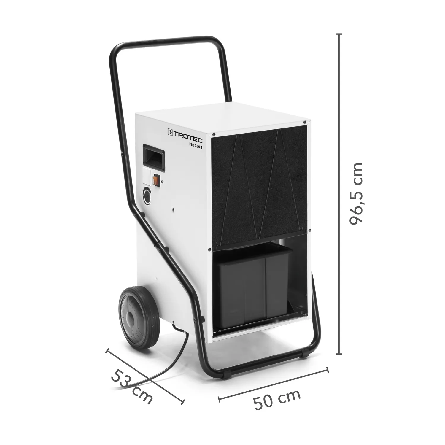 Trotec TTK 350 S - Deumidificatore a condensazione misure