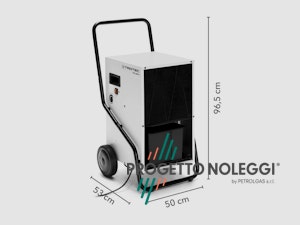 Trotec TTK 350 S - Deumidificatore a condensazione misure Trotec TTK 350 S - Deumidificatore a condensazione misure