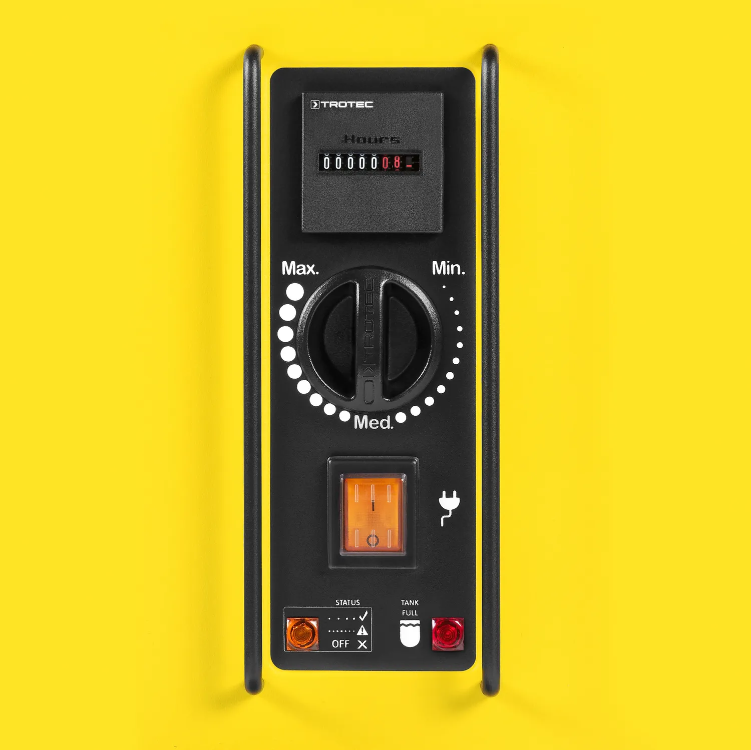 Trotec TTK 355 S - Deumidificatore a condensazione pannello di controllo