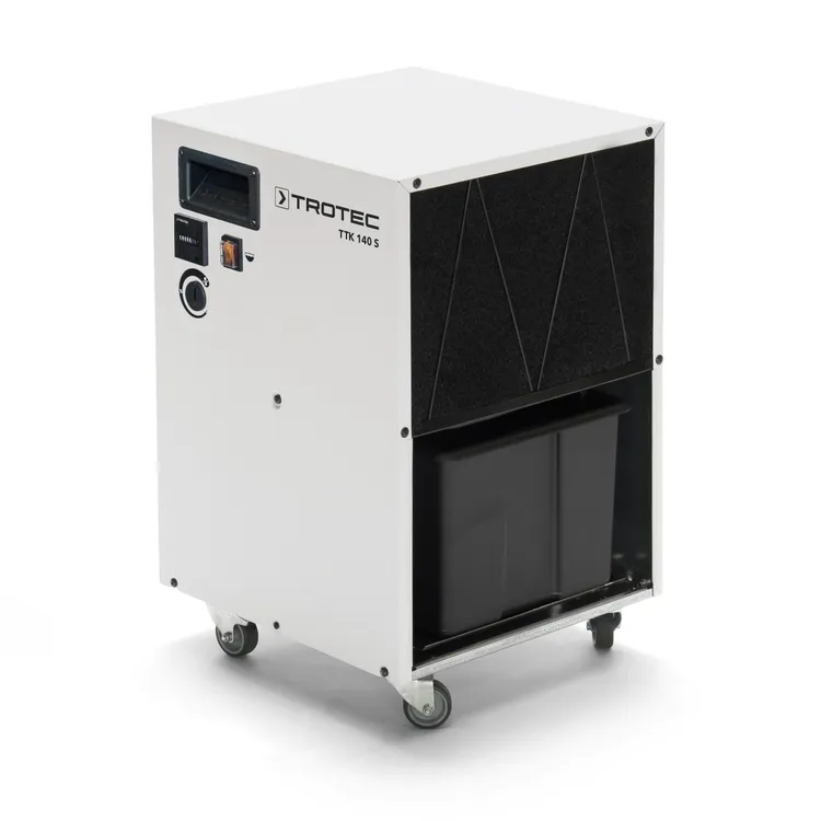 Trotec TTK 140 S Deumidificatore a condensazione vista retro
