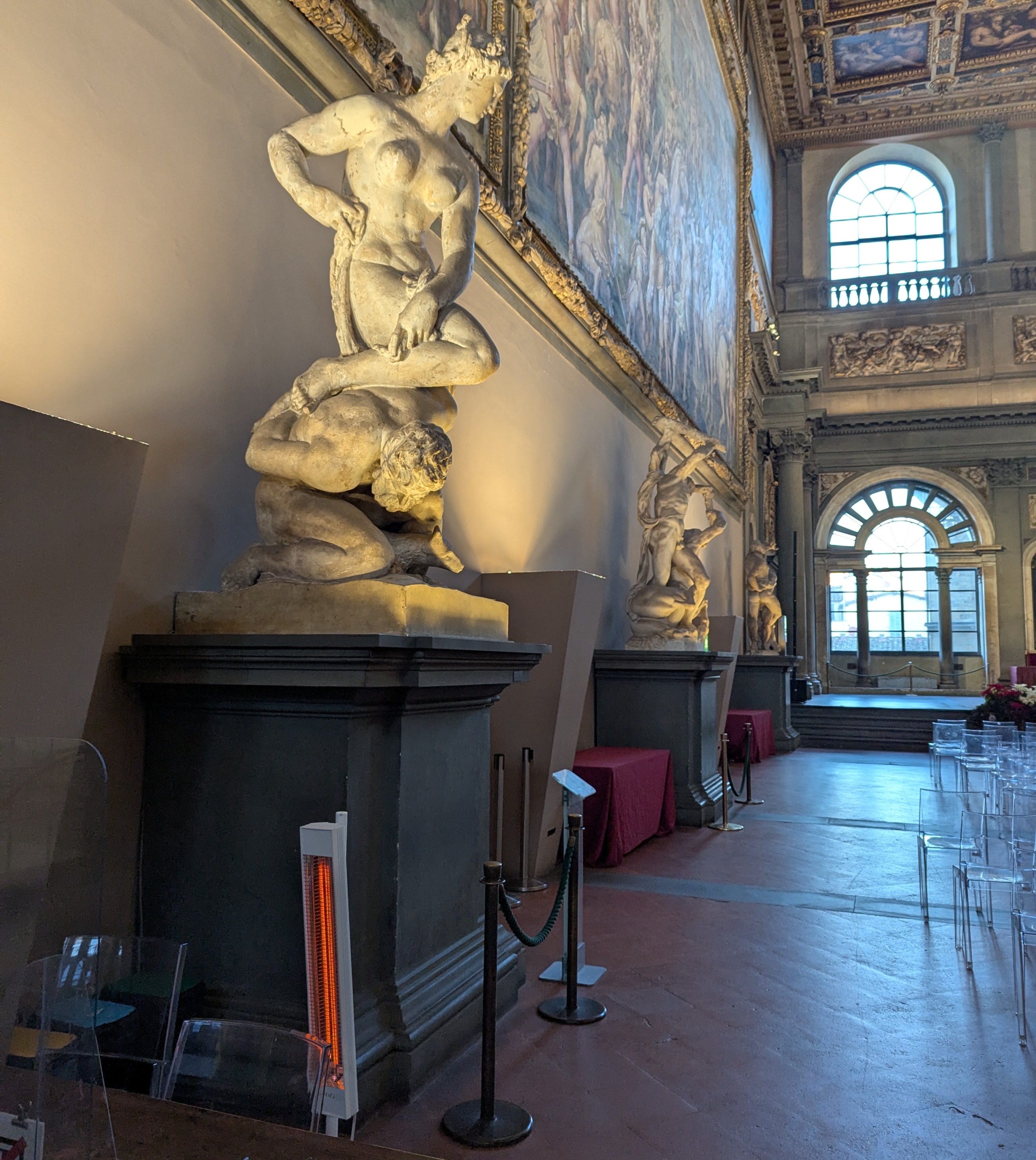 Riscaldatore Museale in Palazzo Vecchio Firenze Progetto Noleggi