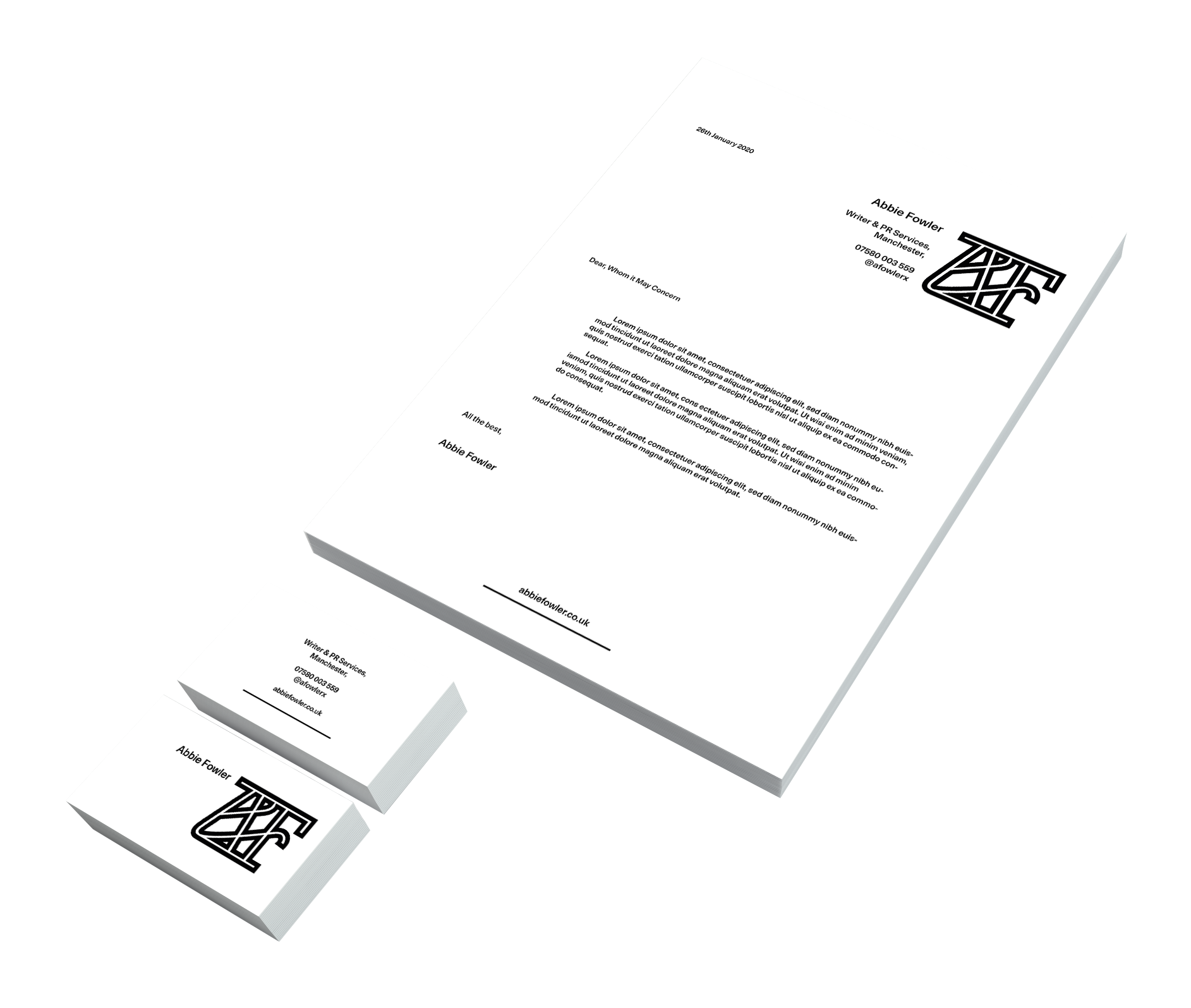 Abbie Fowler business template branding