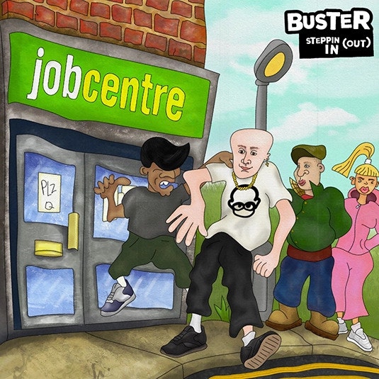 Buster Stepping in (out) album cover