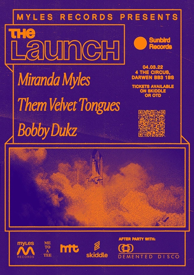 Myles Records The Launch poster portrait