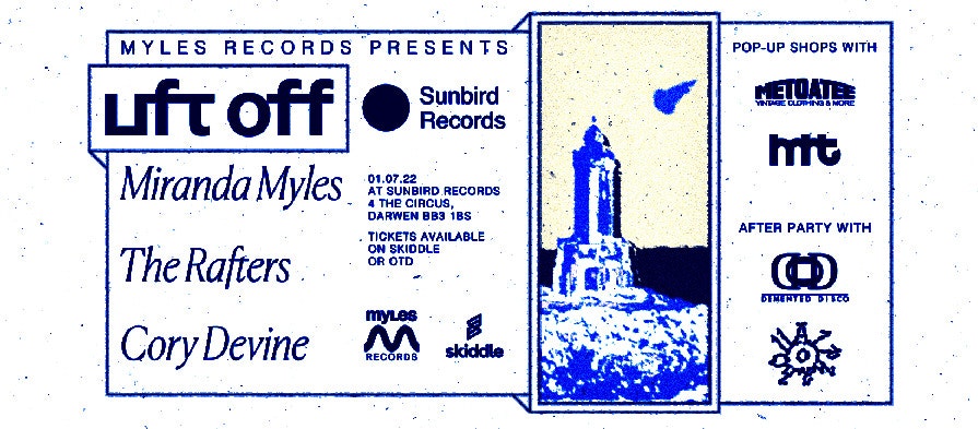 Myles Records Lift Off poster horizontal