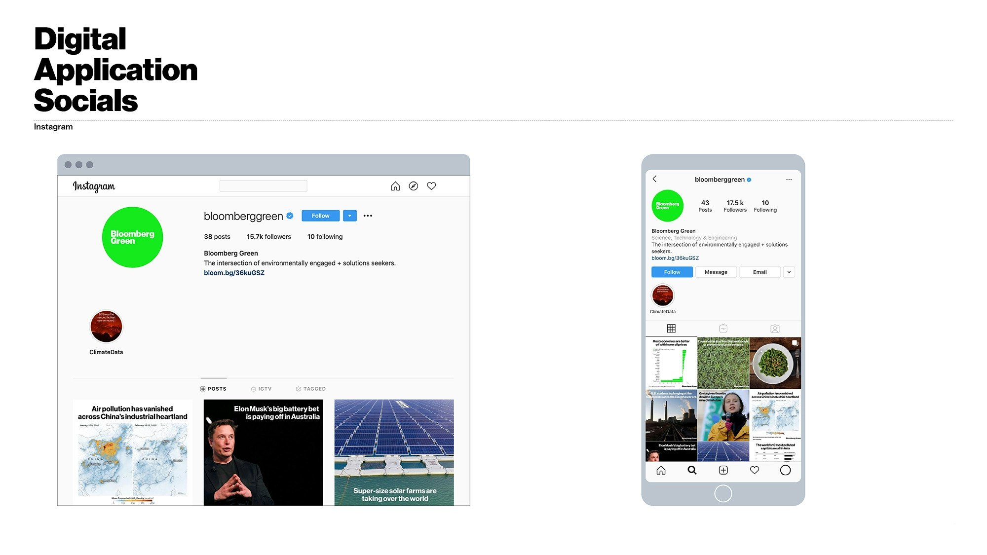 Bloomberg Green style guide