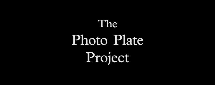 The Photo Plate Project