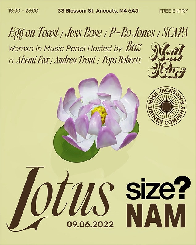 Lotus x NAM event poster
