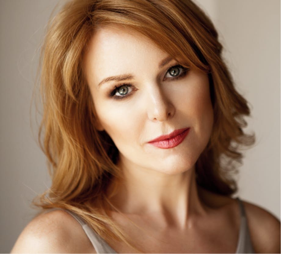 Woman with red hair