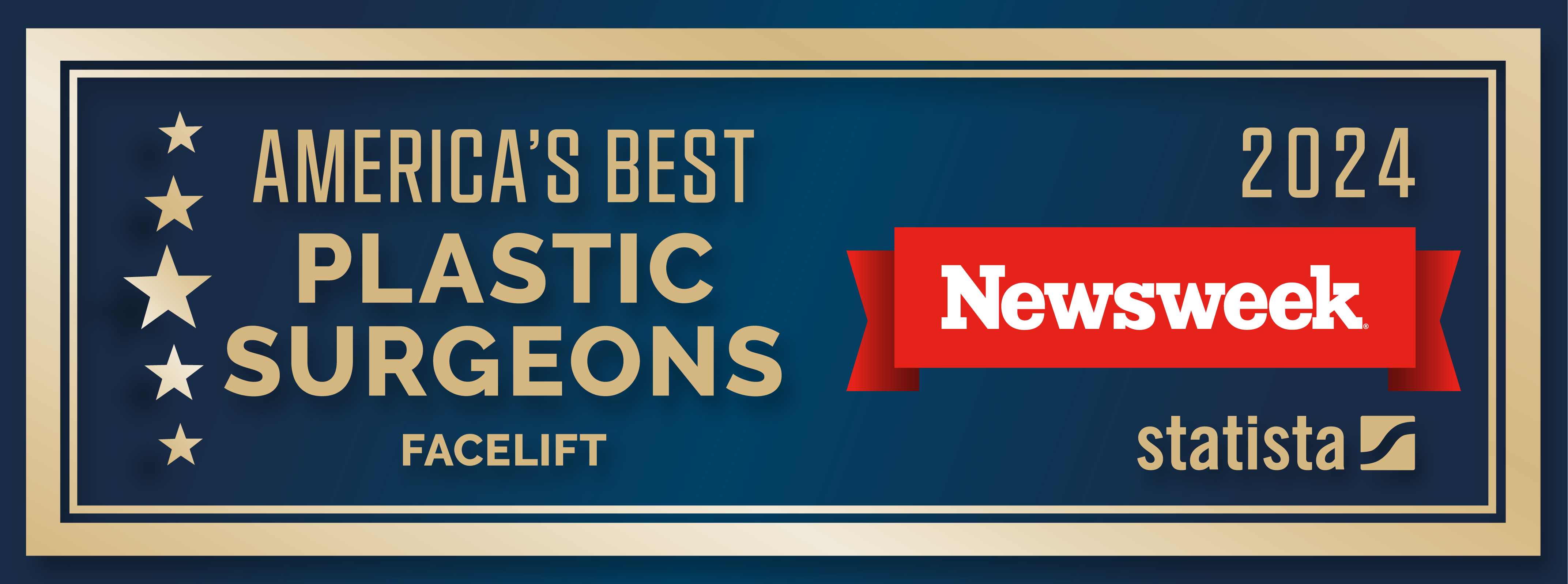 Americas best plastic surgeon 2024 badge