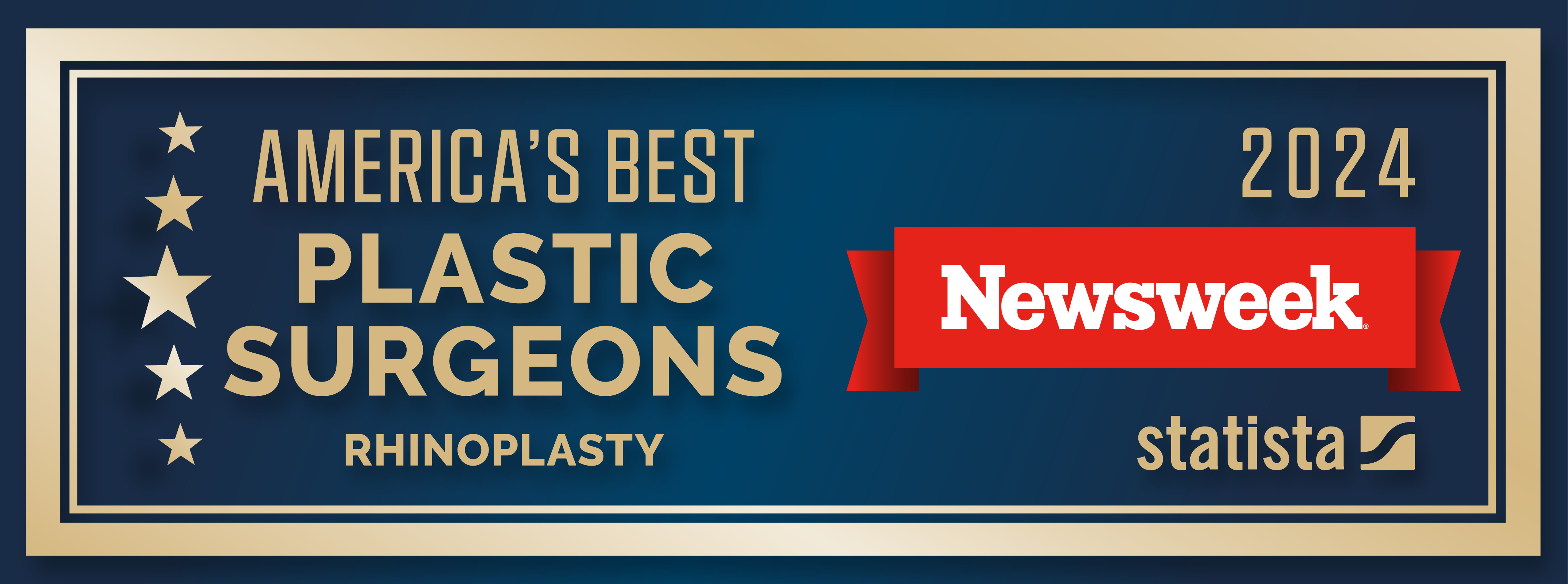 Americas best plastic surgeon 2024 badge