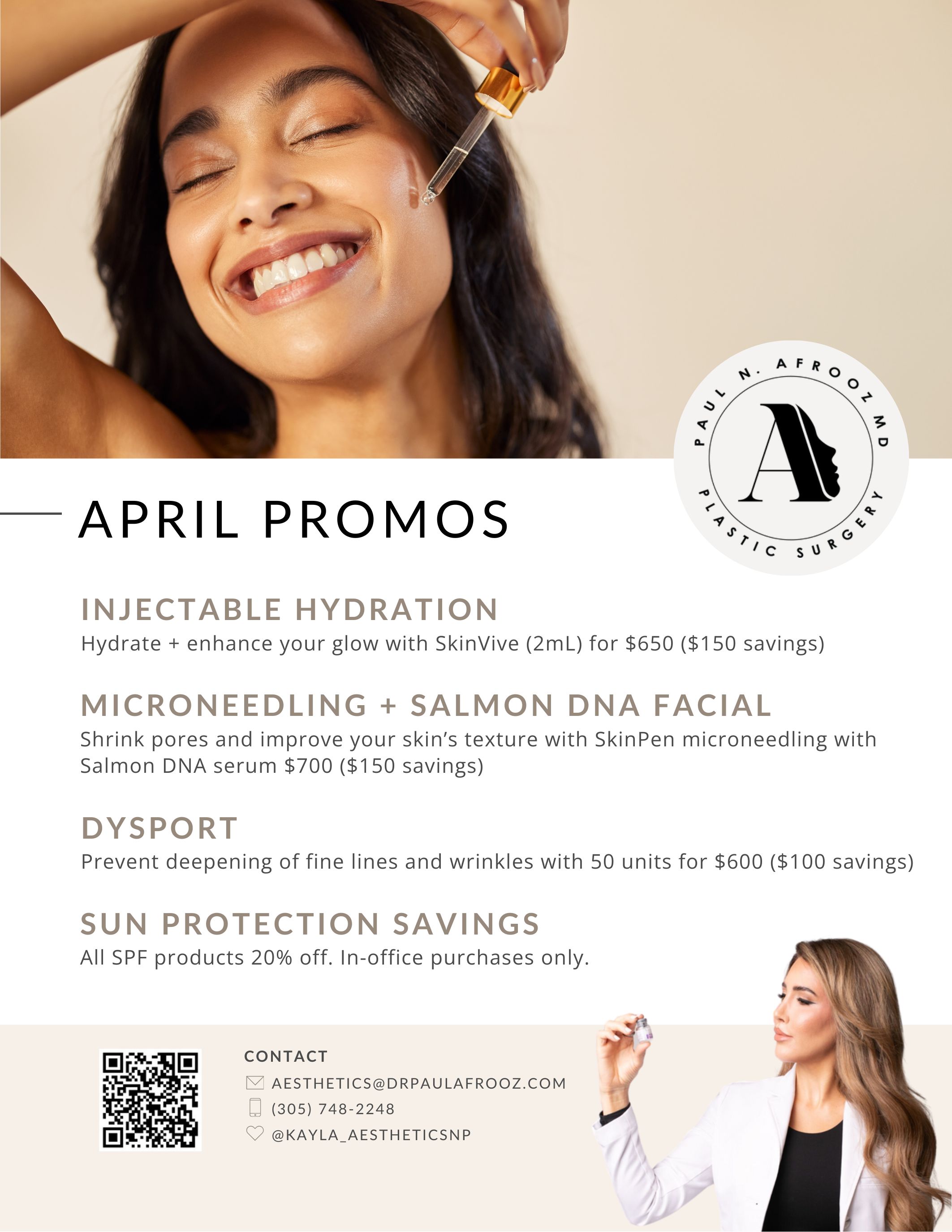 April promos flyer