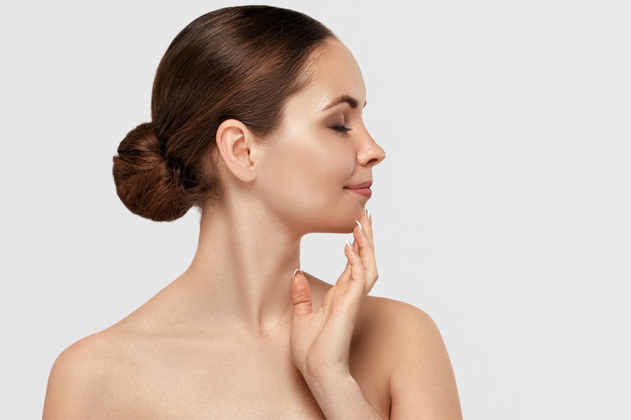 model side profile