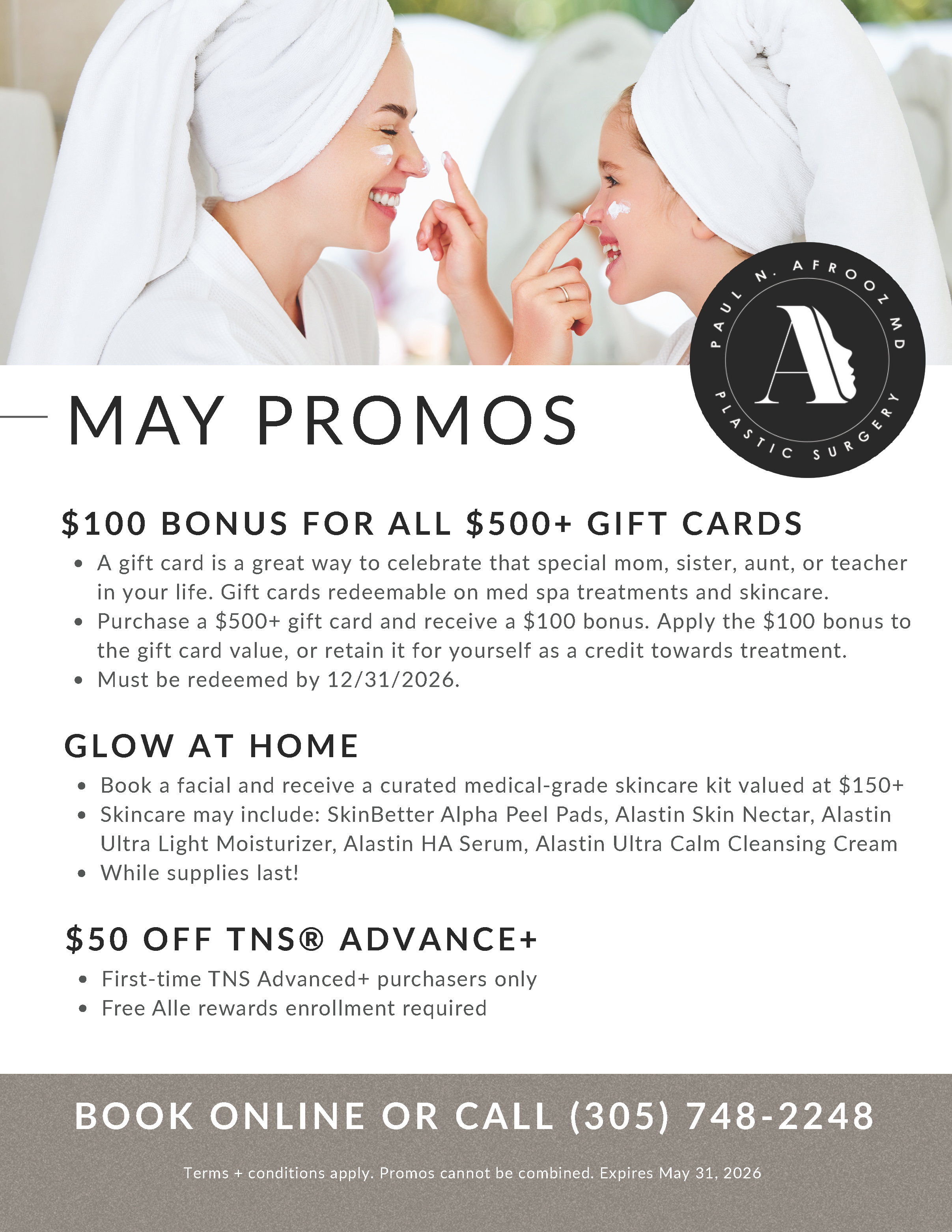 May promos flyer