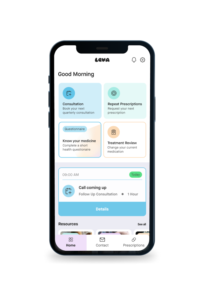 iPhone Leva app