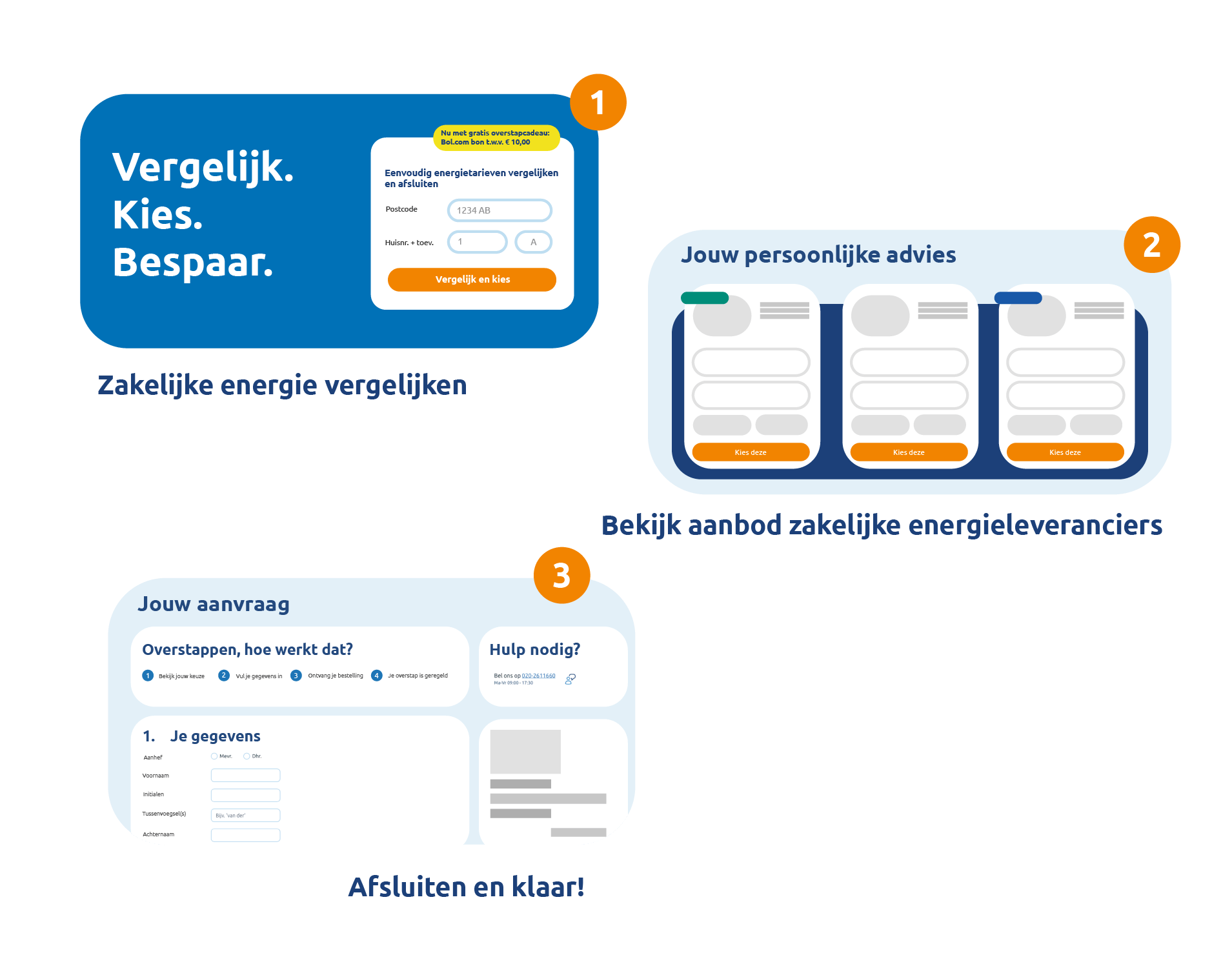 Zakelijke energie vergelijken