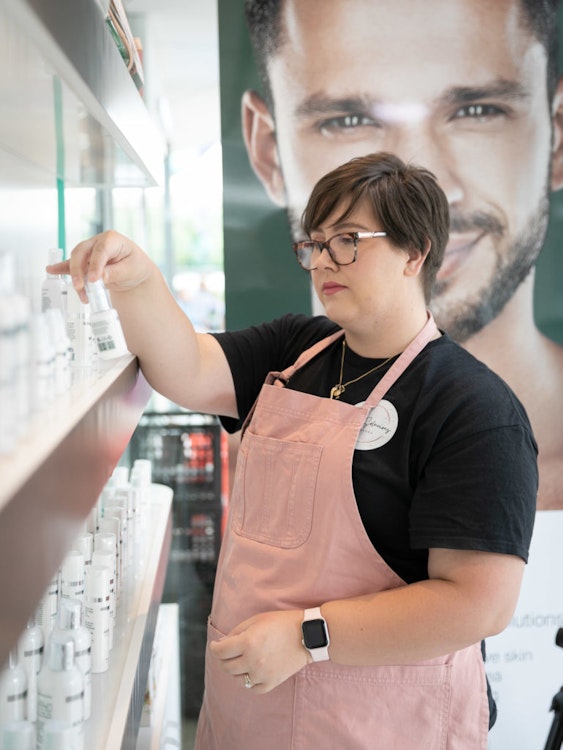 Image for Staff grabbing product from shelf