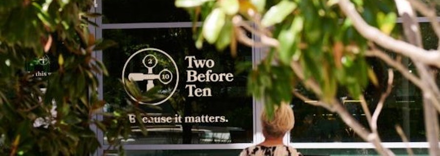 Outsite of Two Before Ten Image for Social Sips