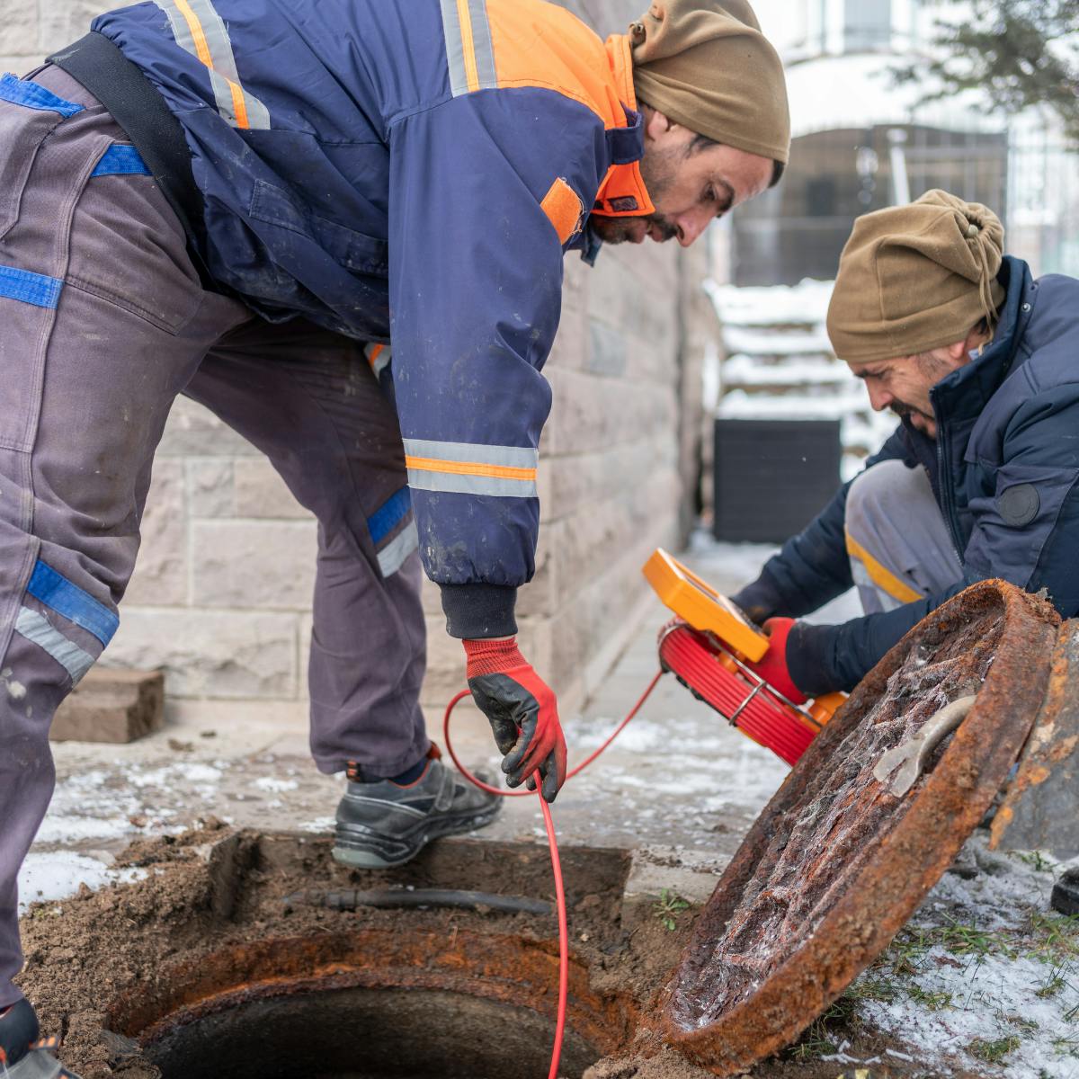 opérateurs sur un chantier à proximité des réseaux certifiés AIPR