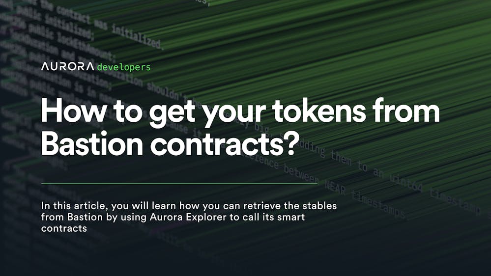 Cover Image for How to get your tokens from Bastion contracts?