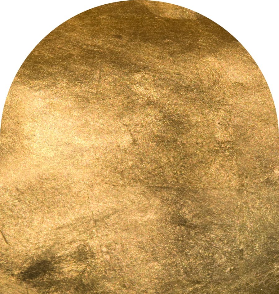 close up of a section of gold background